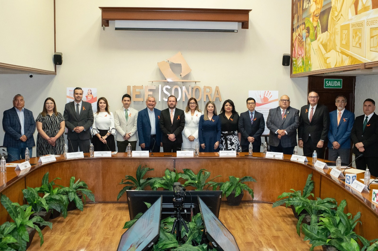 Firma de Pacto Social por un Proceso Electoral 2023-2024 Libre de Violencia contra las Mujeres en Sonora