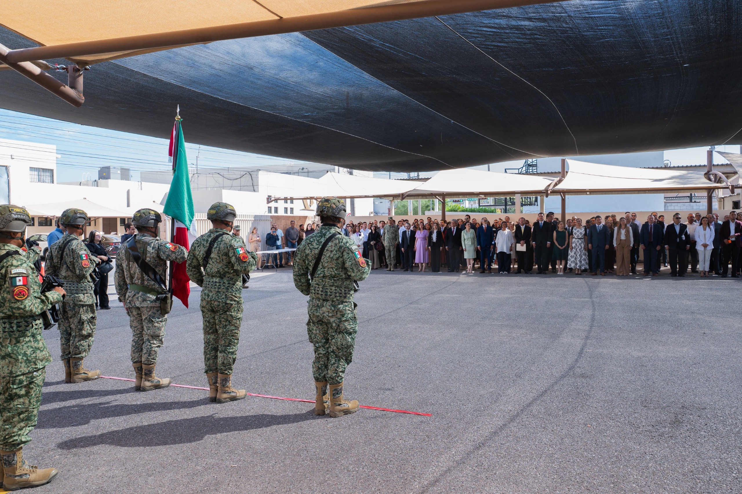 Ceremonia Cívica de Honores a la Bandera marca el inicio del Proceso Electoral Ordinario Local 2026-2027 en Sonora